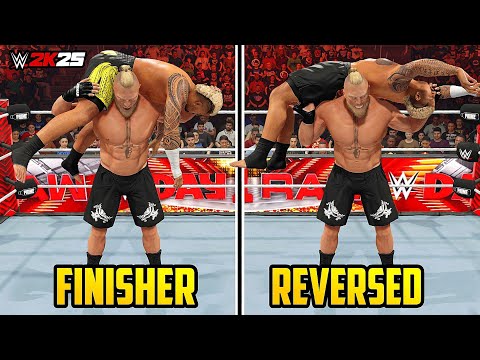 Видео: 50 лучших вариантов обратного финишера в WWE 2K25