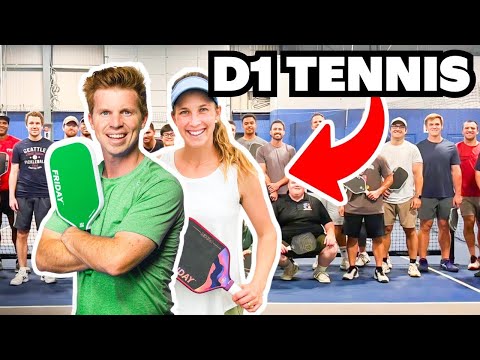 Видео: Сможет ли она выстоять в мужском турнире с рейтингом 4.0?