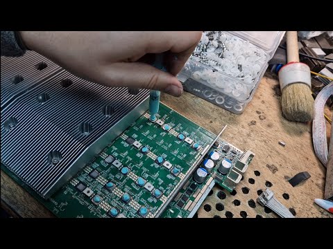 Видео: Antminer s17+ (ремонт, рефит) часть 2