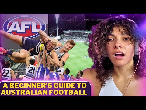 Видео: НОВИЧОК ИЗУЧАЕТ АВСТРАЛИЙСКИЙ ФУТБОЛ: руководство для начинающих по австралийскому футболу | Реак...