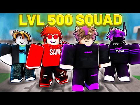 Видео: УЛЬТИМНЫЙ отряд 500-го уровня в Roblox Bedwars..