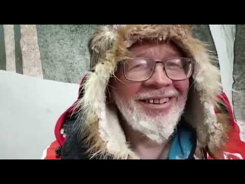 Видео: Пятый этап гонки "Берингия. Авача" 2023. Финиш гонки. Пурга.