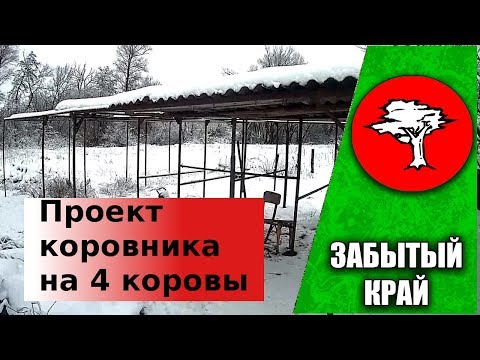 Видео: Проект коровника на 4 коровы