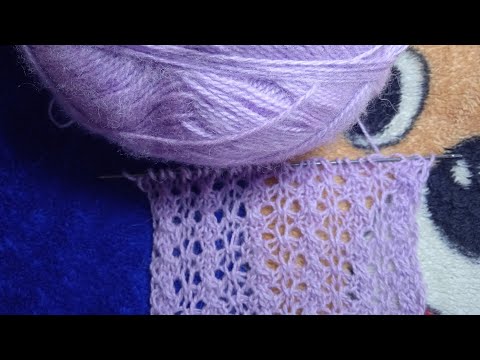 Видео: Look at the new openwork pattern! Посмотрите на новый ажурный узор!