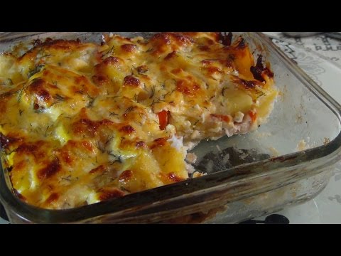 Видео: Рыба запеченная с овощами и сыром (Fish baked with vegetables and cheese )