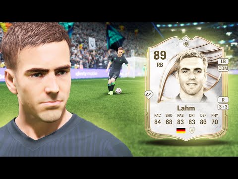 Видео: СТОИТ ЛИ ОН ТОГО? ОБЗОР ИГРОКА 89 ICON LAHM SBC | ОБЗОР ИГРОКА FC 26 ULTIMATE TEAM