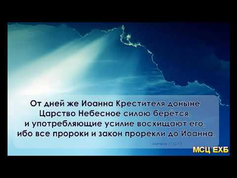 Видео: "Царство небесное силою берётся". Я. Я. Янц. МСЦ ЕХБ.