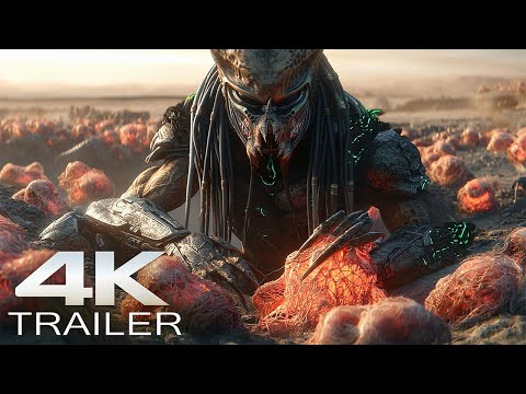 Видео: Хищник Дек против его отца Ньорра (2025) Сцена боя - Хищник: Пустоши Все клипы и трейлеры фильма