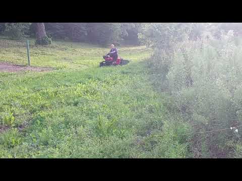 Видео: косилка мульчер в деле