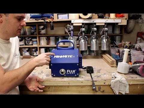 Видео: Обзоры инструментов: система распыления Fuji Mini-Mite 4 HVLP