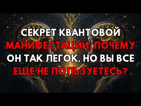 Видео: Ваша Мечта Близка! Почему Квантовое Проявление Так Легко, Но Никто Им Не Пользуется?