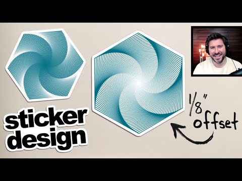 Видео: Дизайн наклеек: как сместить текст и изображения для Cricut в Inkscape