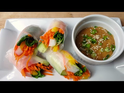 Видео: Свежие Спринг Роллы с Обалденным Соусом