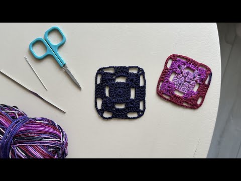 Видео: мк: бабусин КВАДРАТ гачком, варіант 24