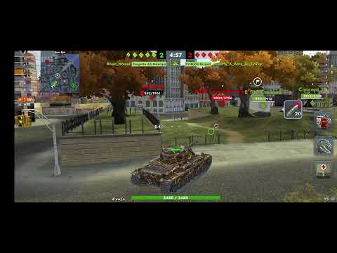 Видео: Tanks blitz. Super Conqueror не пробиваем 