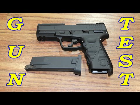 Видео: GunTest - пневматического пистолета KWC 24/7 (KWC KMB-46) - TAURUS PT 24/7 G2.