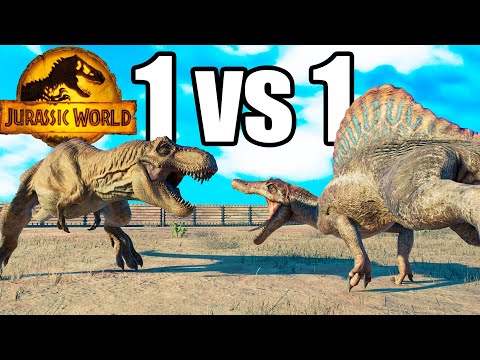 Видео: Ти-Рекс против всех динозавров в игре «Jurassic World Evolution 2»