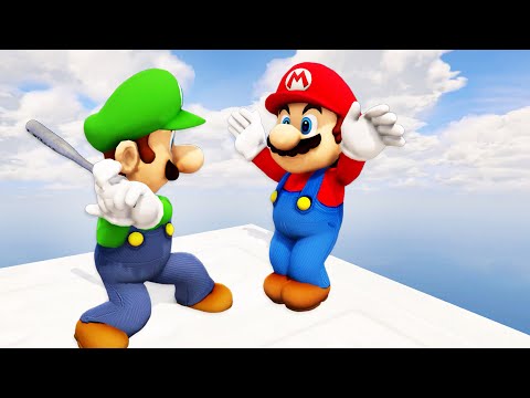 Видео: Марио и Луиджи в GTA 5: Безумные Рэгдоллы [Super Mario Bros] - Серия 15