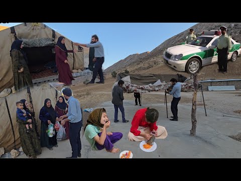 Видео: Инженер Бабазаде устанавливает кочевую палатку и сообщает о госпоже Фатеме в полицию.