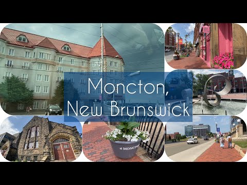 Видео: Нью-Брансвік - Атлантична Канада. Місто Монктон. Оренда авто, прогулянка, шопінг.