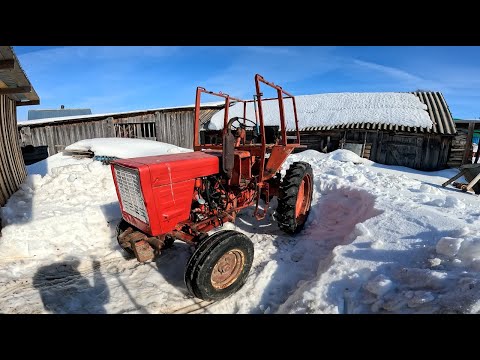 Видео: Первый запуск трактора Т-25 после зимы! Заклинило коробку! Довожу трактор до ума!