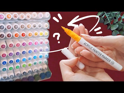 Видео: НЕ СТОИТ ХАЙПА? Самые Популярные Акриловые Маркеры с WILDBERRIES Languo Обзор