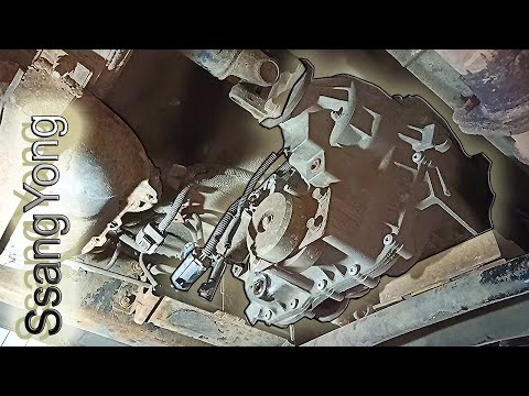 Видео: SsangYong - замена раздатки и небольшой  ремонт рамы.