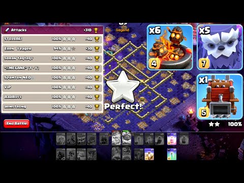 Видео: ЭТО ЛУЧШИЙ МИКС ДЛЯ ЛЕГЕНДАРНОЙ ЛИГИ! ВСЕ 8 АТАК В ЛЕГЕ ОТ ПЕРВОГО ЛИЦА! ПОЧТИ ТОТАЛ И МНОГО ЗАПАСА!