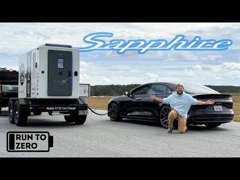 Видео: Lucid Air Sapphire разогнан до предела! Это может стать критерием скорости до нуля.