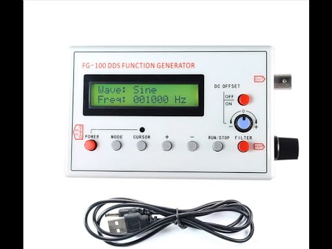 Видео: Распаковка, разборка и проверка функционального генератора FG-100 DDS Function generator