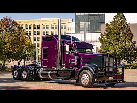 Видео: КАСТОМНЫЙ 2025 KENWORTH W900L - 86 STUDIO SLEEPER - ПАРА KENWORTH