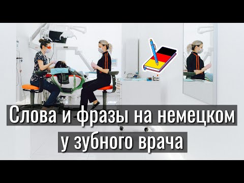 Видео: Слова и фразы на немецком "у зубного врача" | разговорные фразы на каждый день | Немецкий Блокнот