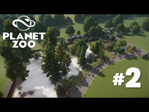 Видео: РАЗВИТИЕ ЗИМНЕГО УГЛА - ГРИЗЛИ И ОЛЕНИ! - Planet Zoo #2