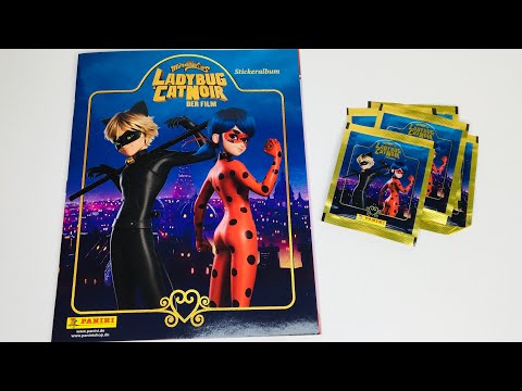Видео: Panini Ladybug FILM Панини Леди Баг Фильм Альбом наклеек
