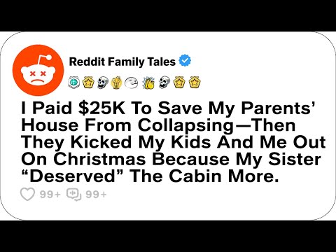 Видео: Я заплатил 25 тысяч долларов, чтобы спасти дом моих родителей от обрушения, но они выгнали меня.....