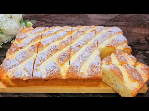 Видео: Все ищут этот рецепт! Бесподобный ПИРОГ за 5 минут намного вкуснее торта! Самый вкусный ПИРОГ...