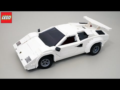 Видео: Тачка – огонь! ЛЕГО Creator Expert Lamborghini Countach 10337: Подробный обзор набора