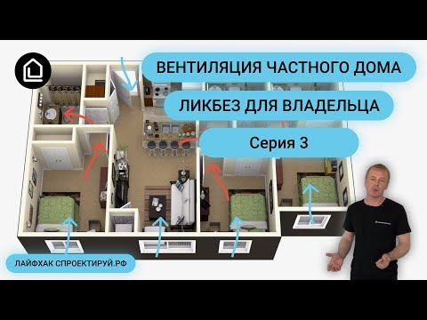 Видео: Вентиляция в частном доме. Ликбез для владельца. 3 серия.