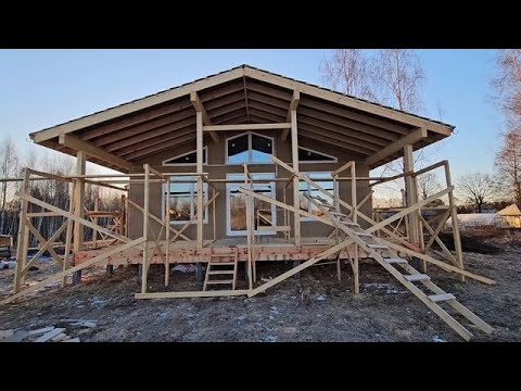 Видео: Каркасный дом Коломаа 2 серия