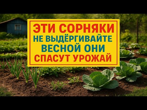 Видео: Не спешите вырывать сорняки: этот дачный секрет увеличит урожай в 2 раза!
