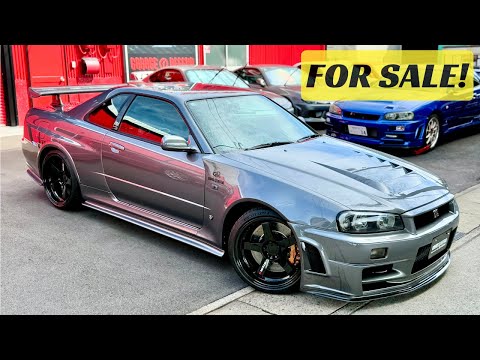 Видео: GARAGE DEFEND DEMO NISSAN SKYLINE GT-R R34 VSPEC НА ПРОДАЖУ!