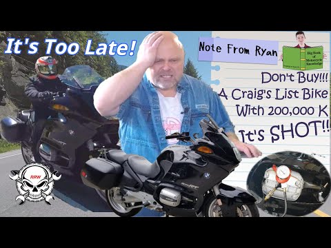 Видео: Покупка дешевого мотоцикла BMW с большим пробегом. Подбит он или нет?