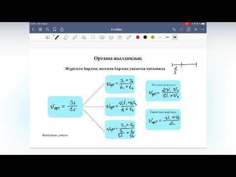 Видео: 2-сабақ. Салыстырмалы қозғалыс. Физика. ҰБТ 2023