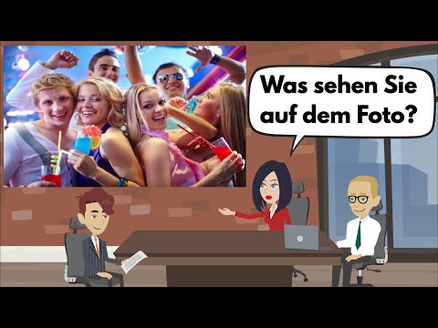 Видео: Описание изображения Экзамен B1 (DTZ) | Устный экзамен, часть 2