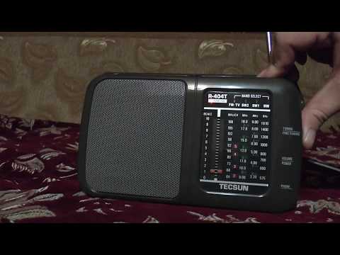 Видео: Радиоприемник TECSUN R404
