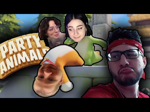 Видео: ЧАС СМЕХА И УГАРА В PARTY ANIMALS С РЕБЯТАМИ / FLACKJK & NGD CLIPS