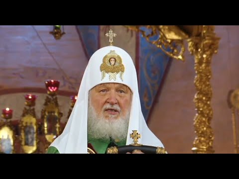 Видео: Патриаршая проповедь в Успенском соборе Свято -Троицкой Сергиевой лавры.