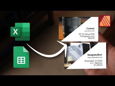 Видео: Как использовать слияние данных в Affinity Publisher 2