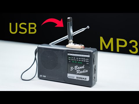 Видео: В этом нуждается каждая семья, превратите старое радио в мощный музыкальный USB-плеер