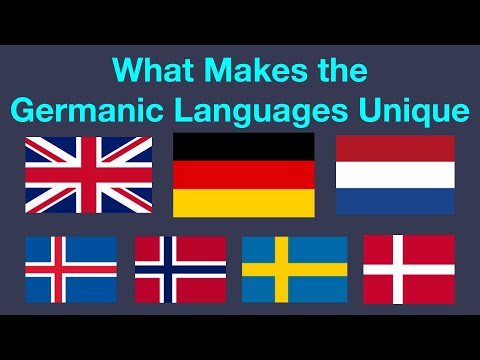 Видео: Что делает германские языки уникальными (английский, немецкий, голландский, шведский, норвежский ...